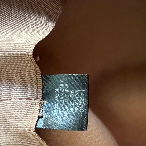 Urban Outfitter Caramel 100% Wool Fedora - Picture 6 of 6